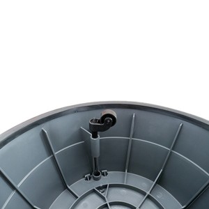 Kick Step Stool Premium Rolling Stand Up Locking Wheels 150kg Weight Capacity - Grey Kick Step Stool Premium Rolling Stand Up Locking Wheels 150kg Weight Capacity - Grey