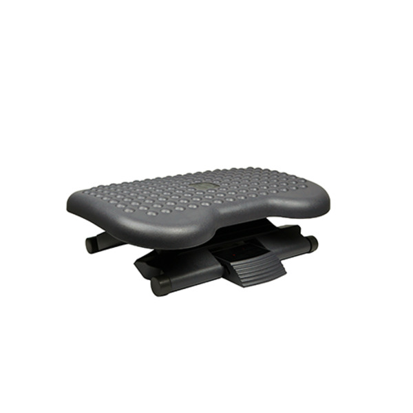 Angled Ergonomic Adjustable Footrest Massage Foot Grip Footstool