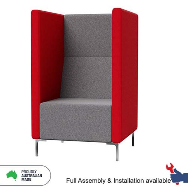Yara Standard Soft Seating Acoustic Winged Private Booth Lounge System Yara Standard Soft Seating Acoustic Winged Private Booth Lounge System