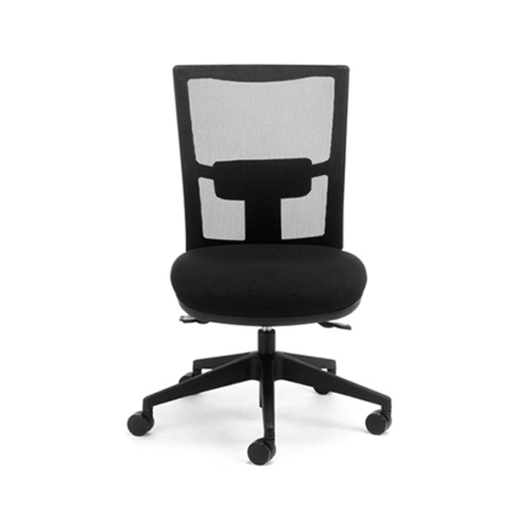 radnor mesh and fabric armless task chair