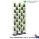 Axis Office Decorative Partition Planter Wall Divider Partition With Imitation Plants Axis Office Decorative Partition Planter Wall Divider Partition With Imitation Plants