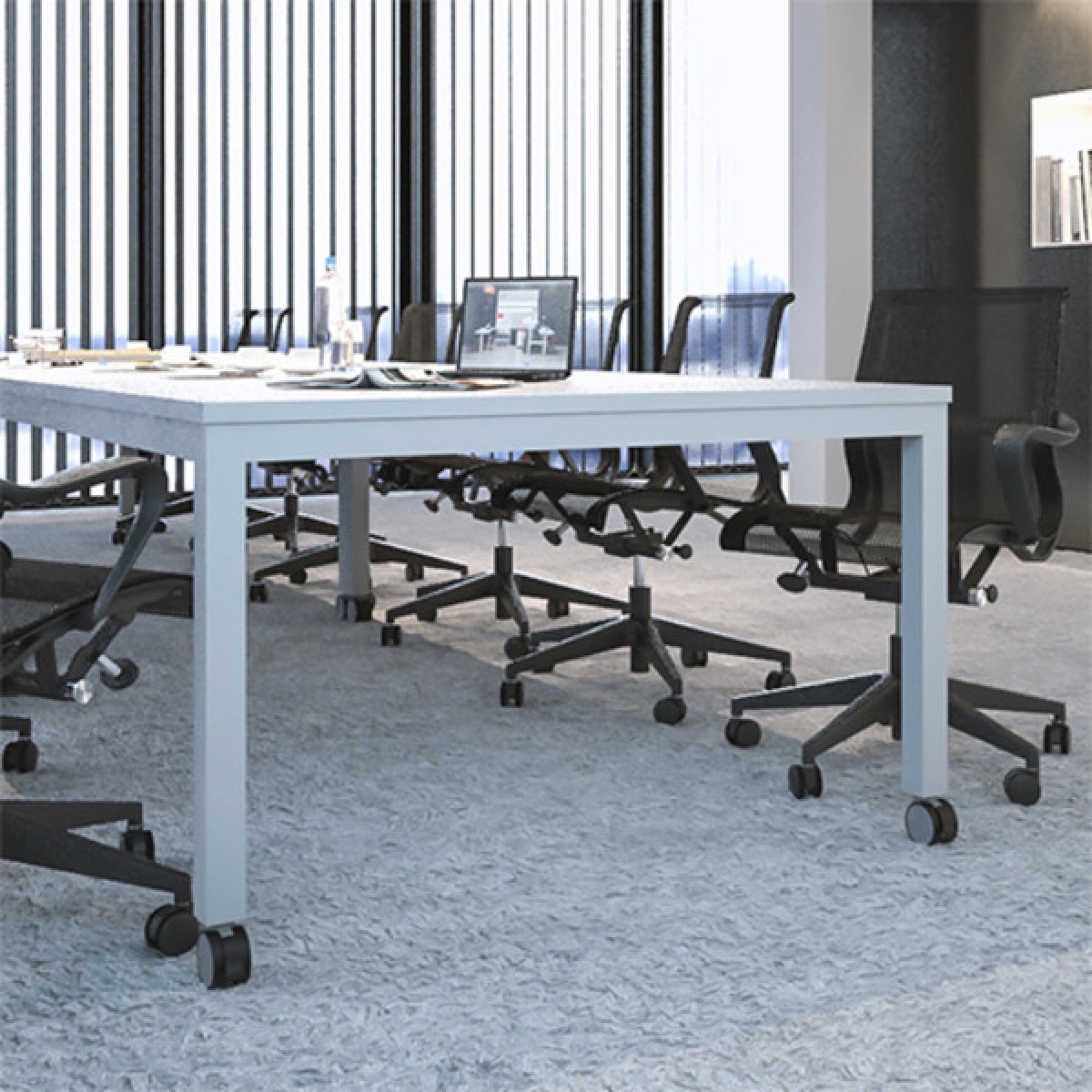 Axis Mobile Table Universal Training Meeting Tables Or Office Desk