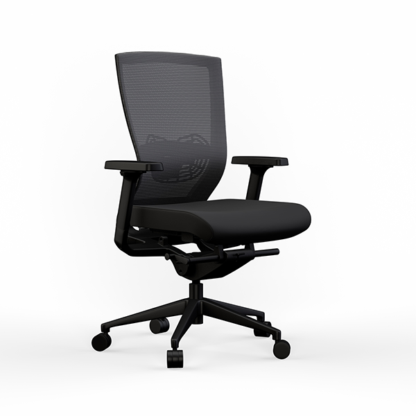 lucca high back managers chair in charcoal