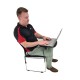 Rubi Chair Office Visitor Education Training Stacking Seating Optional Tablet Arm 