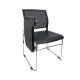 Rubi Chair Office Visitor Education Training Stacking Seating Optional Tablet Arm 
