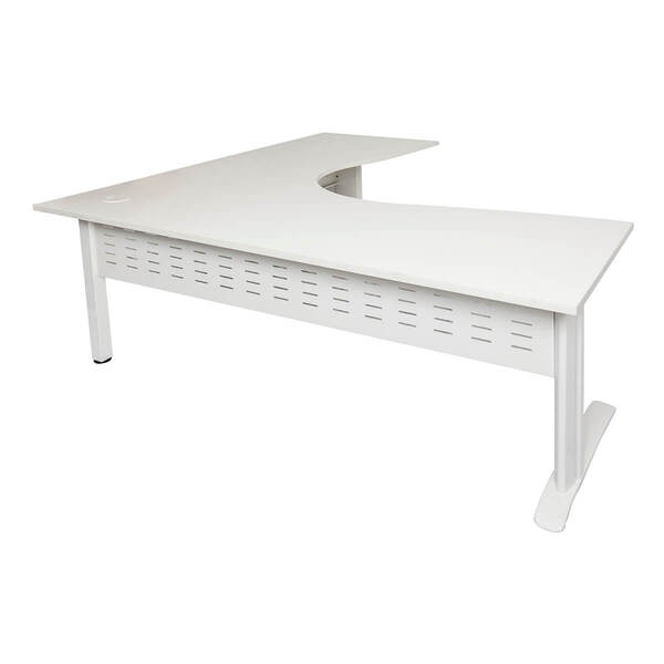 Fast Rapidline Corner Span Desk Metal Frame & Modesty Fast Rapidline Corner Span Desk Metal Frame & Modesty