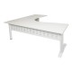 Fast Rapidline Corner Span Desk Metal Frame & Modesty Fast Rapidline Corner Span Desk Metal Frame & Modesty