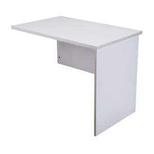 grey narrow desk