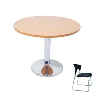 small round meeting table