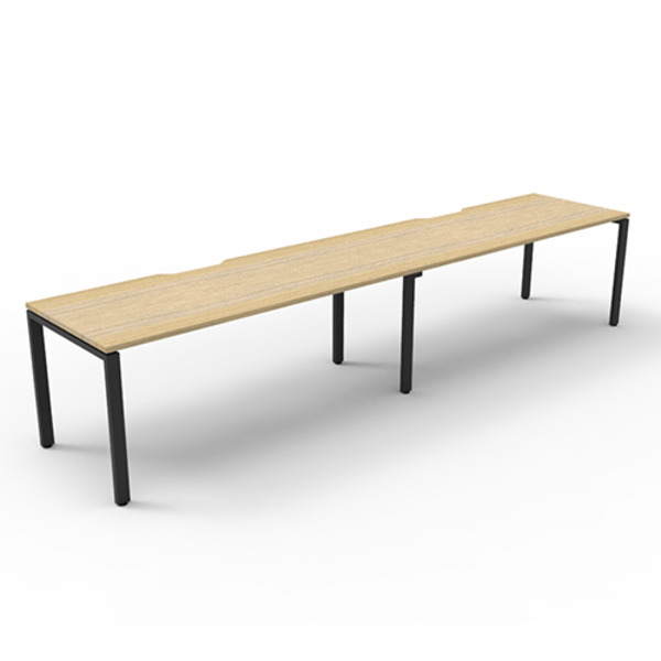 Deluxe Rapid Infinity 2 Person Single Sided Workstation - Profile Leg Deluxe Rapid Infinity 2 Person Single Sided Workstation - Profile Leg