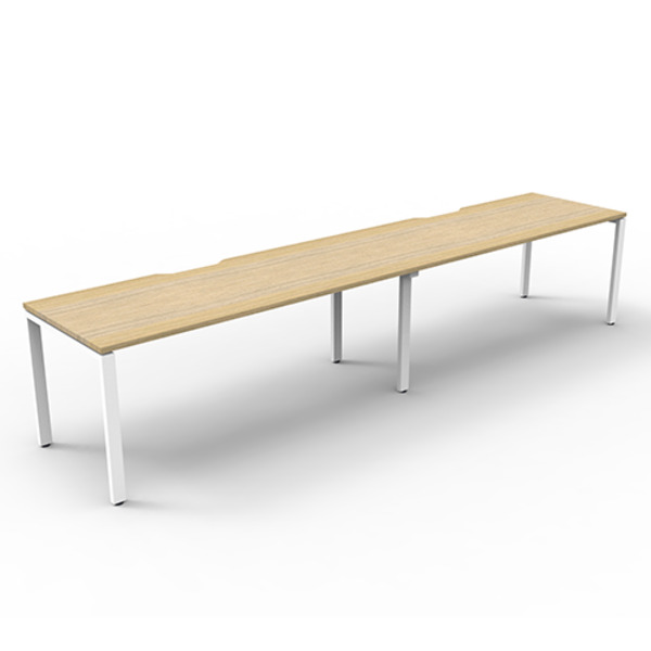 Deluxe Rapid Infinity 2 Person Single Sided Workstation - Profile Leg Deluxe Rapid Infinity 2 Person Single Sided Workstation - Profile Leg