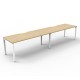 Deluxe Rapid Infinity 2 Person Single Sided Workstation - Profile Leg Deluxe Rapid Infinity 2 Person Single Sided Workstation - Profile Leg
