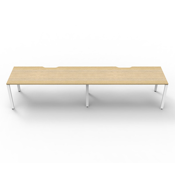Deluxe Rapid Infinity 2 Person Single Sided Workstation - Profile Leg Deluxe Rapid Infinity 2 Person Single Sided Workstation - Profile Leg