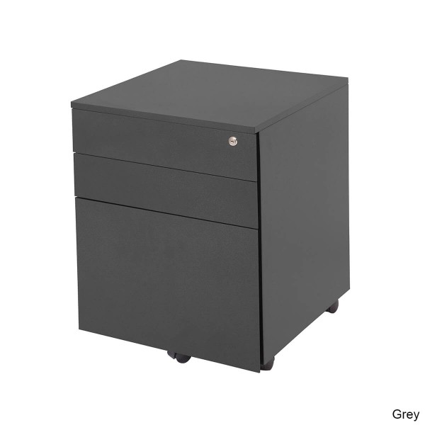 Mobile Metal Pedestal 3 Drawer Steel Filing Storage Mobile Metal Pedestal 3 Drawer Steel Filing Storage