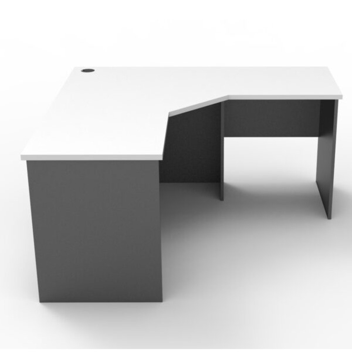 Fast Corner Office Workstation Desk 1500 x 1500 x 600 + Optional