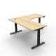 Rapid Boost+ Electric Height Adjustable Corner Workstation Sit Stand Desk Rapid Boost+ Electric Height Adjustable Corner Workstation Sit Stand Desk