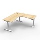 Rapid Boost+ Electric Height Adjustable Corner Workstation Sit Stand Desk Rapid Boost+ Electric Height Adjustable Corner Workstation Sit Stand Desk