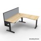 Rapid Boost+ Electric Height Adjustable Corner Workstation Sit Stand Desk Rapid Boost+ Electric Height Adjustable Corner Workstation Sit Stand Desk