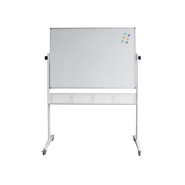 Standard Magnetic Double Sided Pivoting Whiteboard With Pen Tray Standard Magnetic Double Sided Pivoting Whiteboard With Pen Tray
