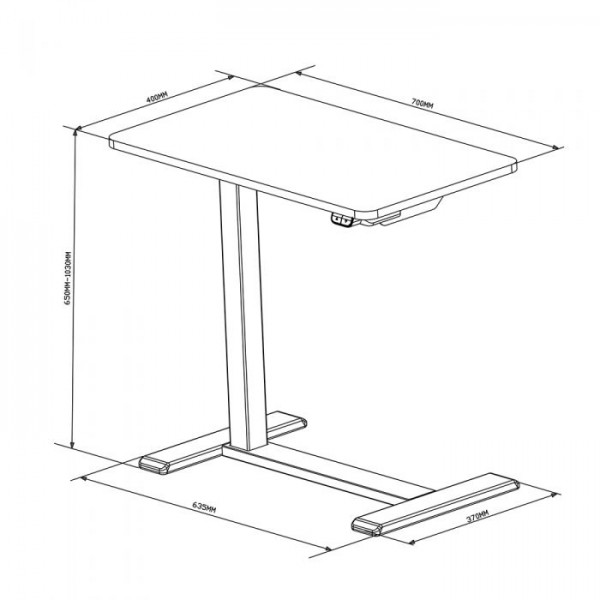 Malmo Work From Home Electric Height Adjustable Desk