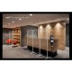 Free Standing Straight Transparent Screen Guard Partition Divider Free Standing Straight Transparent Screen Guard Partition Divider