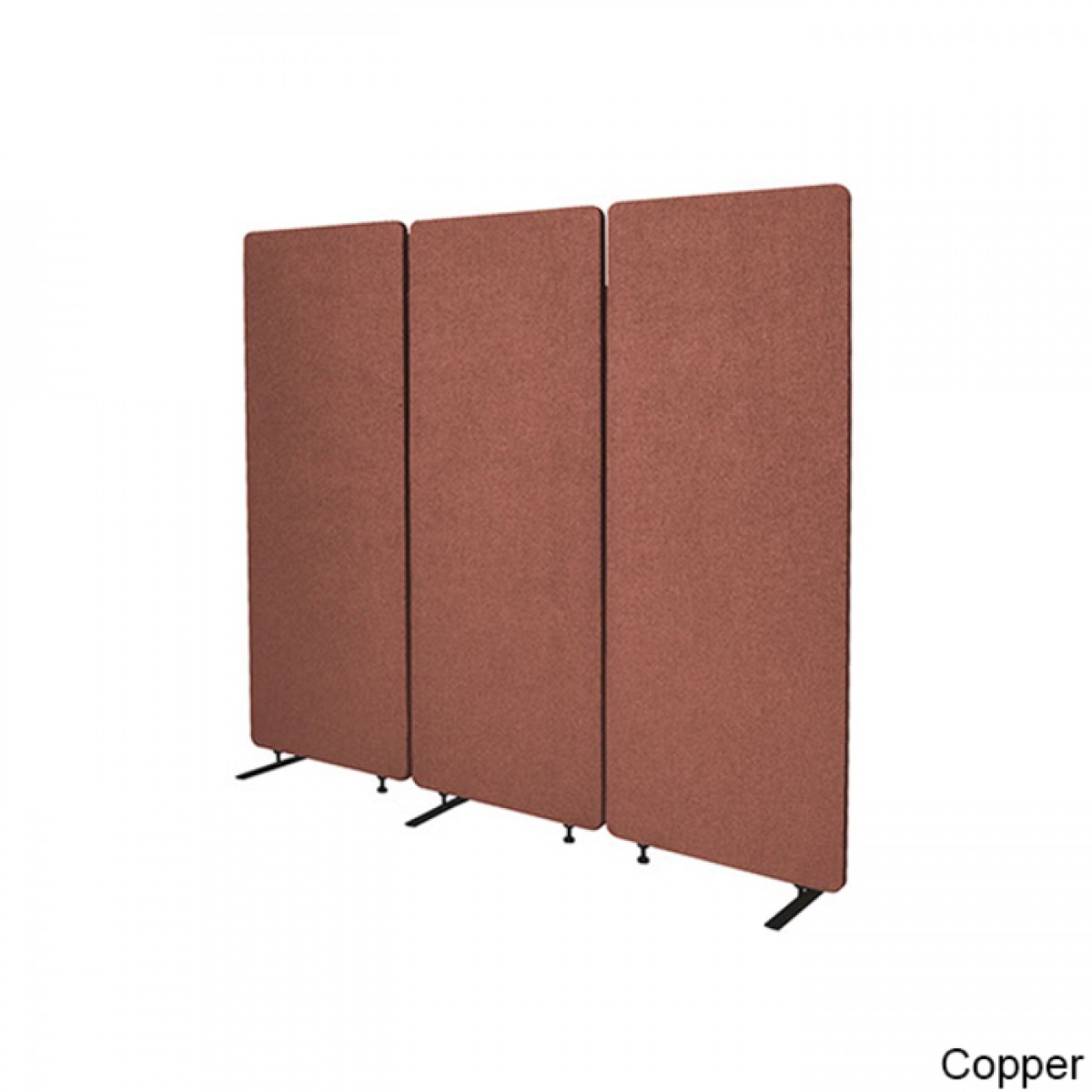 Zip 3 Panel Free Standing Acoustic Screen Partition Room Dividers