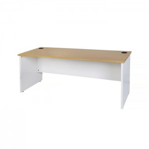 desk white and oak