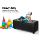 Artiss PU Leather Storage Ottoman - Black Artiss PU Leather Storage Ottoman - Black