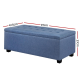 Premium Storage Ottoman - Blue Premium Storage Ottoman - Blue