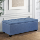 Premium Storage Ottoman - Blue Premium Storage Ottoman - Blue