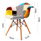 Artiss Set of 2 Fabric Dining Chairs Artiss Set of 2 Fabric Dining Chairs