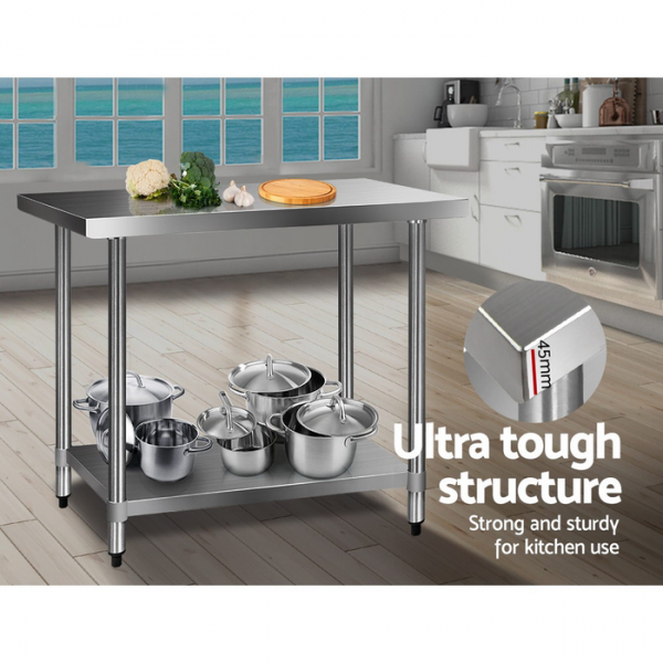 Stainless Steel Bench - 1219cms Stainless Steel Bench - 1219cms