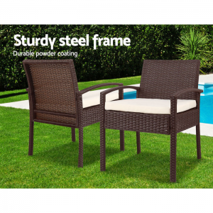 two chair outdoor set