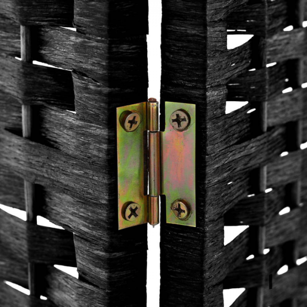 Artiss 6 Panel Wooden Office Room Divider Partition Screen - Black Artiss 6 Panel Wooden Office Room Divider Partition Screen - Black