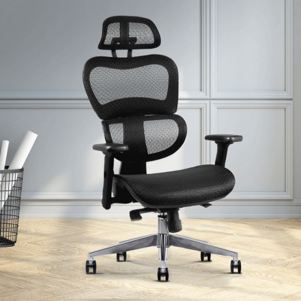 Ergohuman Replica Executive Deluxe Office Mesh Chair High Back Home School Gaming Black