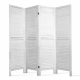 Artiss Room Divider Privacy Screen Foldable Partition 4 Panel Stand - White Artiss Room Divider Privacy Screen Foldable Partition 4 Panel Stand - White