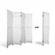 Artiss Room Divider Privacy Screen Foldable Partition 4 Panel Stand - White Artiss Room Divider Privacy Screen Foldable Partition 4 Panel Stand - White