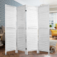 Artiss Room Divider Privacy Screen Foldable Partition 4 Panel Stand - White Artiss Room Divider Privacy Screen Foldable Partition 4 Panel Stand - White