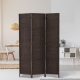 Artiss 3 Panel Room Divider Partition Screen - Brown Artiss 3 Panel Room Divider Partition Screen - Brown