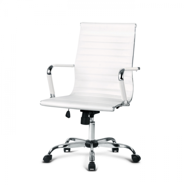 white leather office chair wayfair