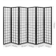Artiss 6 Panel Room Divider Privacy Screen Foldable Pine Wood Stand Black Artiss 6 Panel Room Divider Privacy Screen Foldable Pine Wood Stand Black