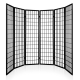 Artiss 6 Panel Room Divider Privacy Screen Foldable Pine Wood Stand Black Artiss 6 Panel Room Divider Privacy Screen Foldable Pine Wood Stand Black