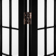 Artiss 6 Panel Room Divider Privacy Screen Foldable Pine Wood Stand Black Artiss 6 Panel Room Divider Privacy Screen Foldable Pine Wood Stand Black
