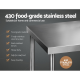 Cefito 762 x 762mm Commercial Stainless Steel Bench Cefito 762 x 762mm Commercial Stainless Steel Bench