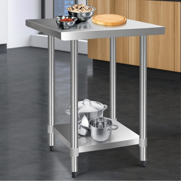 Cefito 762 x 762mm Commercial Stainless Steel Bench Cefito 762 x 762mm Commercial Stainless Steel Bench