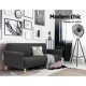 Artiss 3 Seater Sofa Bed Lounge Chair Linen Fabric & Timber Legs Artiss 3 Seater Sofa Bed Lounge Chair Linen Fabric & Timber Legs