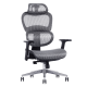 Ergohuman Replica Executive Deluxe Office Mesh Chair High Back Chrome Base Home School Gaming Grey