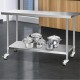 Cefito 304 Stainless Steel Bench Food Prep Table with Wheels Cefito 304 Stainless Steel Bench Food Prep Table with Wheels