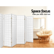 Artiss 8 Panel Room Divider Privacy Screen Dividers Stand Oriental Vintage White Artiss 8 Panel Room Divider Privacy Screen Dividers Stand Oriental Vintage White