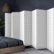 Artiss 8 Panel Room Divider Privacy Screen Dividers Stand Oriental Vintage White Artiss 8 Panel Room Divider Privacy Screen Dividers Stand Oriental Vintage White